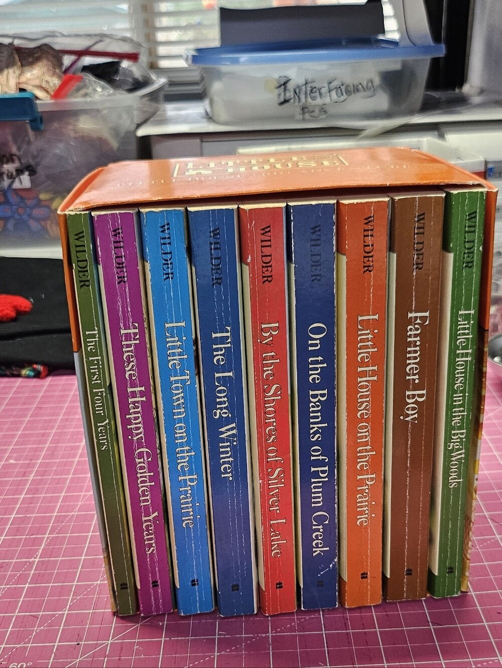 Little House 9 Vol. Classic Book Set in Multicolor - Boxed Paperback Collection